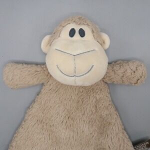 Demdaco Meekie Monkey Rattle Blankie Security Blanket Lovey Lovie Plush Stuffed